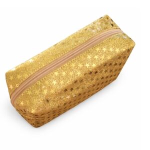 Gold Star Cosmetic Makeup Bag